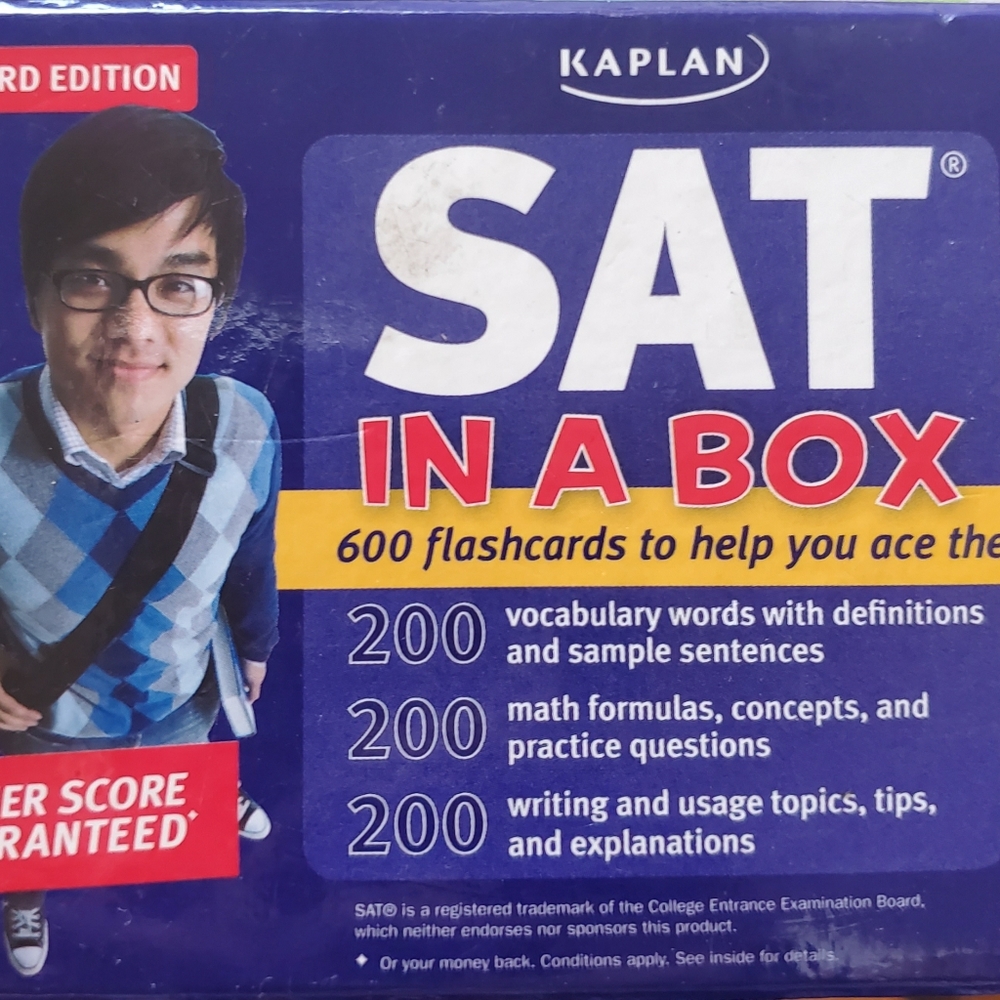 Kaplan SAT Study Cards